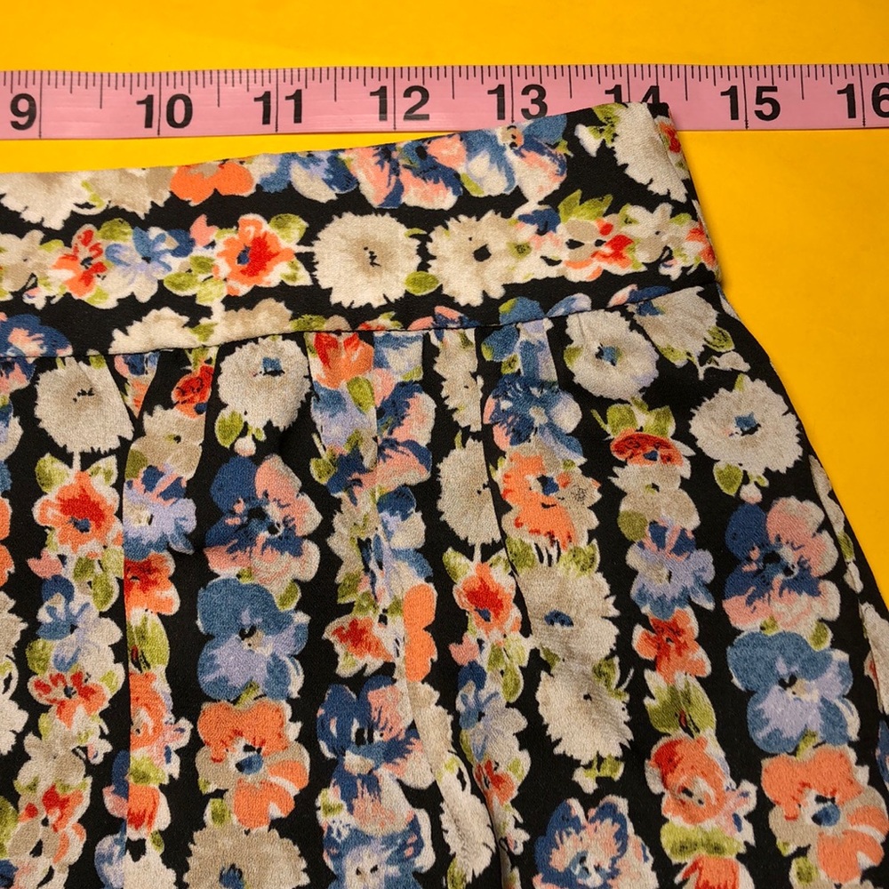J.CREW floral print pleated mini skirt - Picture 8 of 8